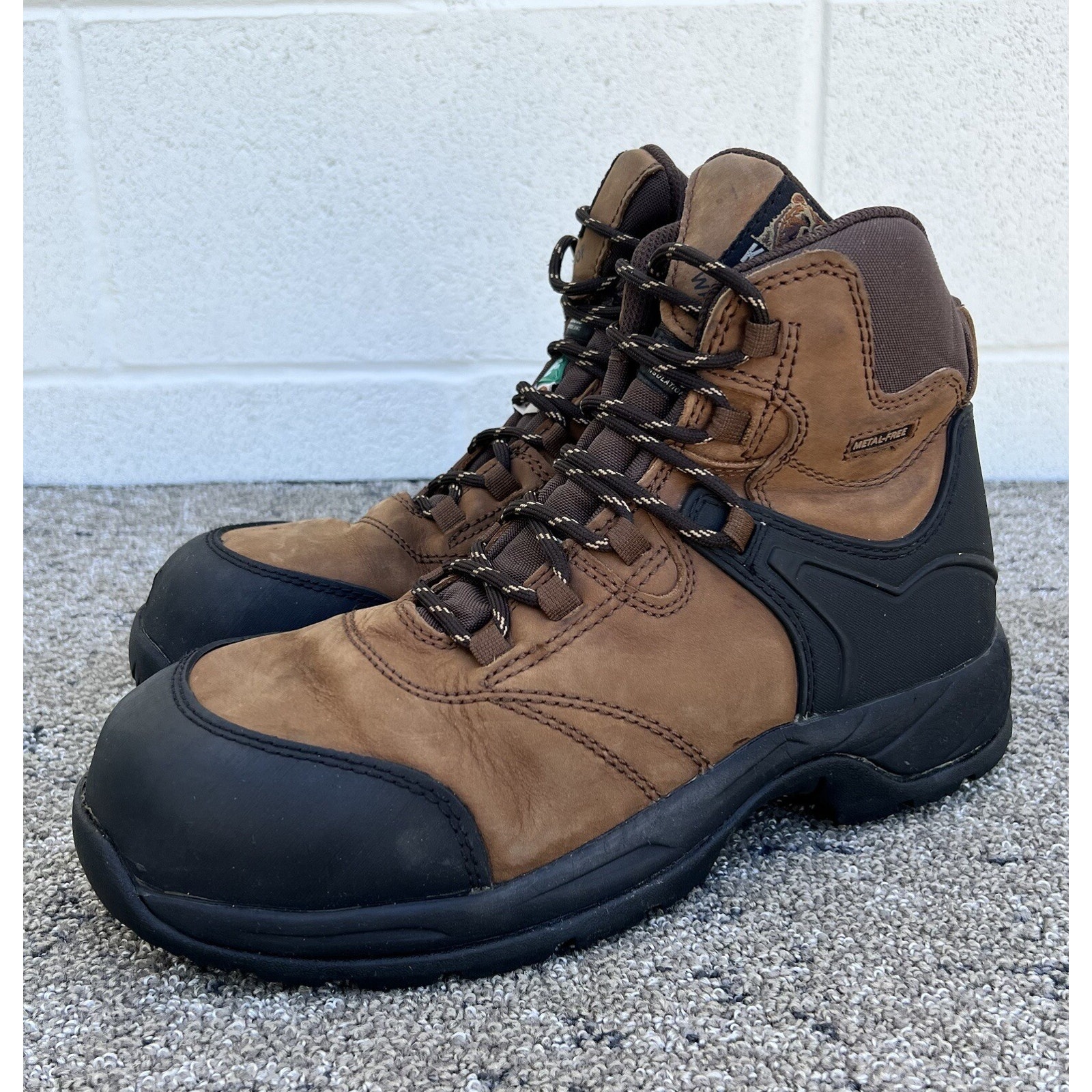 Kodiak 8" Work Boots Journey 302123 Composite Toe & Plate Hiker Style 11 Us Men
